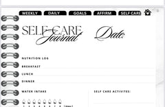 Self Care Planner